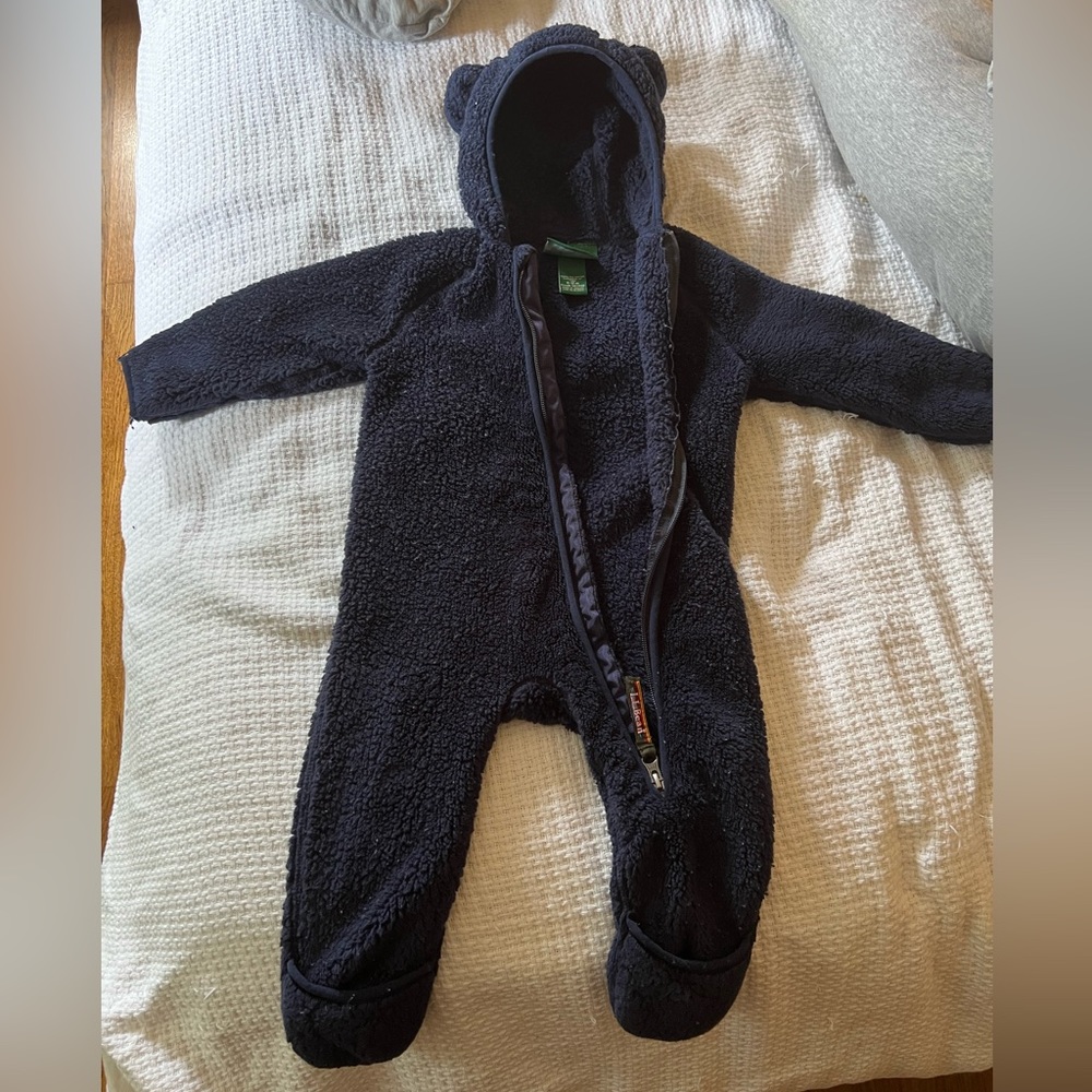 Dark Blue LL Bean Winter Full Body Coat for Baby Boy